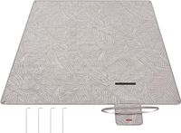 SONGMICS GCM010B02 koc piknikowy, 200 x 200 cm