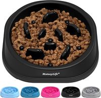 MateeyLife Slow Feeder – interaktywna miska spowalniająca jedzenie dla psa (czarna lub różowa)