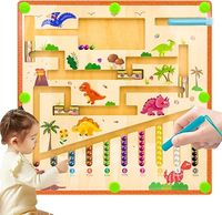 Tablica magnetyczna drewniana Dinozaury RunHero Montessori