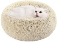 FEANDREA Łóżko dla psa, legowisko dla kota, miękki plusz, 50 cm