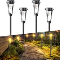 Quntis Lampy solarne do ogrodu, 4 sztuki