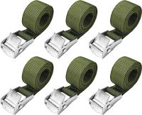 Pas mocujący 1 m - 6 krótkich pasów mocujących z zapięciem zaciskowym