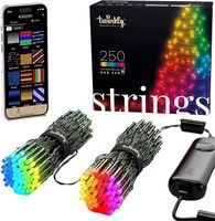 Twinkly Strings 250 LED RGB, łańcuch świetlny LED do użytku na zewnątrz i wewnątrz sterowany z apki