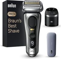 Braun Series 9 PRO+, Golarka elektryczna, SmartCare Center, na mokro i na sucho, 9577cc, Srebrna