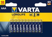 Baterie alkaliczne VARTA Longlife AAA Micro LR03 (10-pak)