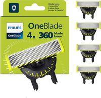 Philips OneBlade Original 360 ostrza do wszystkich modeli OneBlade i OneBlade Pro, 4 szt. (model QP440/50)