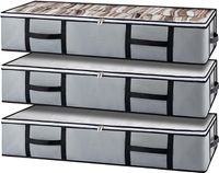 GoMaihe 3 sztuki toreb do przechowywania pod łóżko