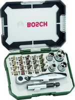 Bosch 26-częściowy zestaw bitów do wkrętarek z mechanizmem zapadkowym