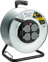 Bęben kablowy z 4 gniazdami IP44 Electraline 94012