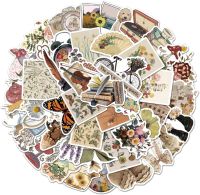150 szt. vintage naklejki do scrapbookingu