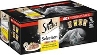 Sheba Karma mokra dla kota Selection w sosie, 40 woreczków, 40 x 85 g