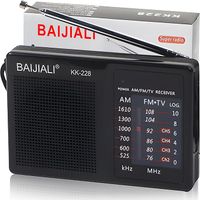 Retoo Radio FM przenośne radio walizkowe