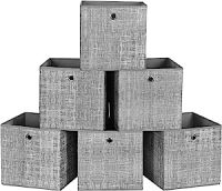 SONGMICS Pudełka do przechowywania, zestaw 6