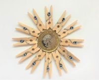 150 sztuk, mini drewnianych klamerek