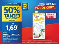 MLEKO UHT 2,0% PILOS (przy zakupie 6 z Lidl Plus)