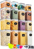 GoMaihe Pojemniki na zapasy, zestaw 16 sztuk