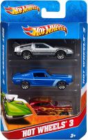 Hot Wheels - zestaw 3 losowych samochodzików