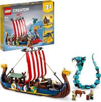 LEGO 31132 Creator 3 w 1 Statek wikingów i wąż z Midgardu