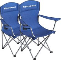 SONGMICS GCB08BU krzesło kempingowe 2 sztuki