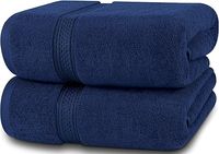 Utopia Towels – zestaw 2 ręczników łazienkowych Premium (69 × 137 cm, granatowe)