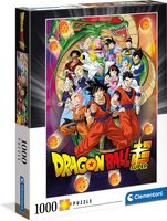 Clementoni Dragon Ball Super Collection Puzzle, Wielokolorowy, 1000 Elementów