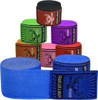 Błąd cenowy. Owijki bokserskie, niebieskie, 4.5 metra