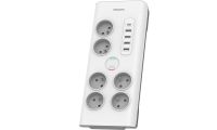 Listwa zasilająca Philips 6 gniazd, 4x USB, USB-C