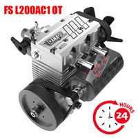 TOYAN FS-L200AC – dwucylindrowy silnik nitro 4-suwowy, chłodzony powietrzem (zestaw DIY)