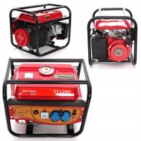 Agregat Prądotwórczy Przenośny Jednofazowy 1500W 12/230V Benzyna GENERATOR