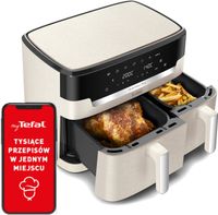 Air Fryer Frytkownica beztłuszczowa TEFAL EY942AE0 Dual Easy Fry XXL 11l z podwójnym koszem