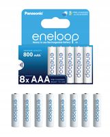 AKUMULATORKI ENELOOP 8xAAA 800mAh JAPOŃSKIE