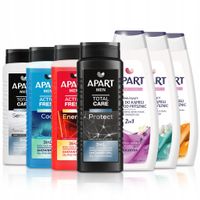 Apart 4 x Żel pod Prysznic Męski 500ml 3 x Żel pod Prysznic Damski 900ml Mix Zestaw