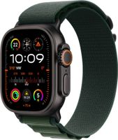 Apple Watch Ultra 2 GPS + Cellular 49mm koperta tytanowa (czarny) + opaska Alpine L (ciemnozielony)