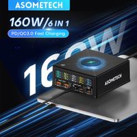 Ładowarka ASOMETECH 160W USB