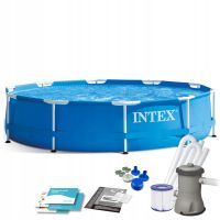HIT ★ Basen stelażowy INTEX 305x76 28202 z pompą