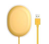 Ładowarka indukcyjna Baseus Jelly, 15W (żółta)