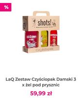 LaQ Czyściopak Damski 3 x żel pod prysznic (Różowy w ch!/ Krwawa Mary...)