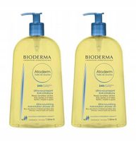 Bioderma Atoderm Huile, olejek nawilżający do kąpieli i pod prysznic, 2x1l