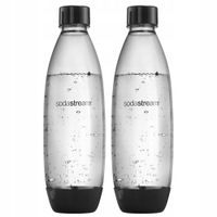 Butelki SodaStream Fuse 2x1L czarne do zmywarki