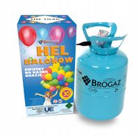 Butla z Helem HEL DO BALONÓW Balony na Komunię Chrzest Balony na Urodziny