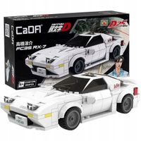 CADA KLOCKI RACE CAR SAMOCHÓD MAZDA FC35 RX-7 INITIAL D MANGA ANIME
