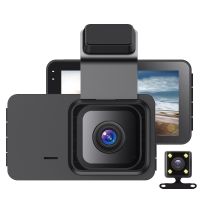 Kamera samochodowa  1080p z 3 calowym ekranem i z kamerą na tył