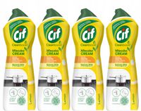 Cif Cream Lemon Mleczko do czyszczenia do kuchni łazienki 4x780g