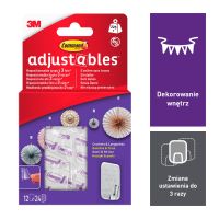 Haczyki dekoracyjne Command Adjustables