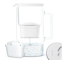 Wessper Szklana karafka na wodę z filtrem, kompatybilny z Brita Maxtra