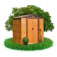 DOMEK NARZĘDZIOWY METALOWY 152x193 CM ARBOR I SZOPA OGRODOWA SCHOWEK WYSOKI