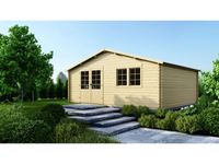 Domek ogrodowy nieimpregnowany 6x5 m 40mm SZYBA, OKNA UCHYLNE