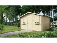Domek ogrodowy 4x3 m nieimpregnowany pełne drzwi