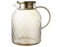 Dzbanek szklany do gorących i zimnych napojów Tunis 1,7 l miedziany