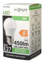 Żarówka LED ECOLIGHT Golf ball EC79335 5W E27